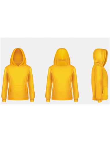 SUDADERA#AMARILLO